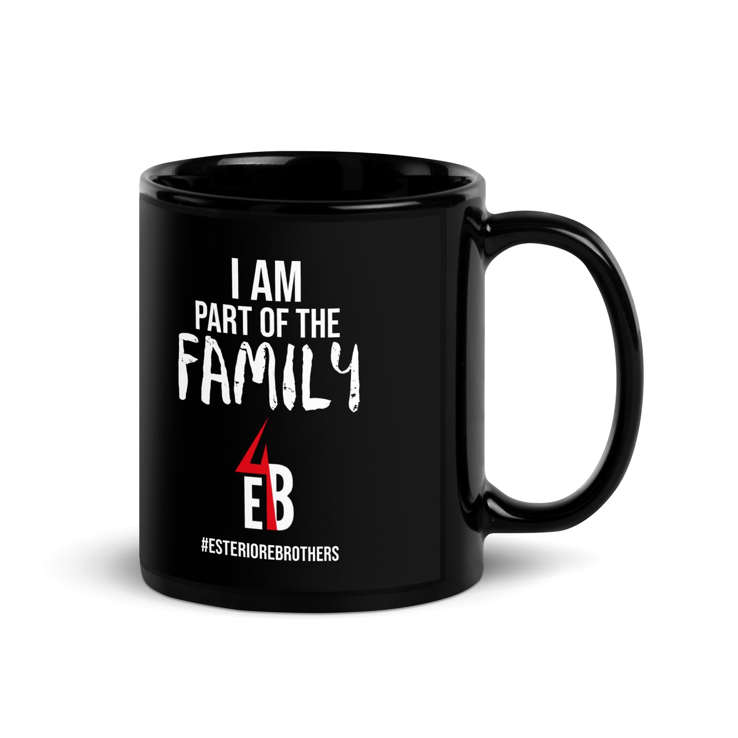 E4B - Black Glossy Mug